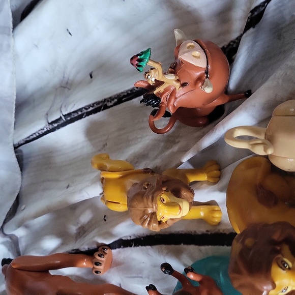 VTG Disney Lion King PVC Play Set Figures Plastic Lot of 8 - Picture 5 of 6